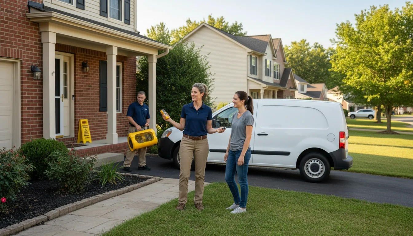 Water restoration image for Home Water Damage Repair in Holly, MI